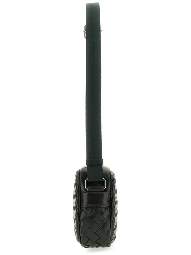 Bottega Veneta Classic Intrecciato Small Camera Cross Bag Dark Green