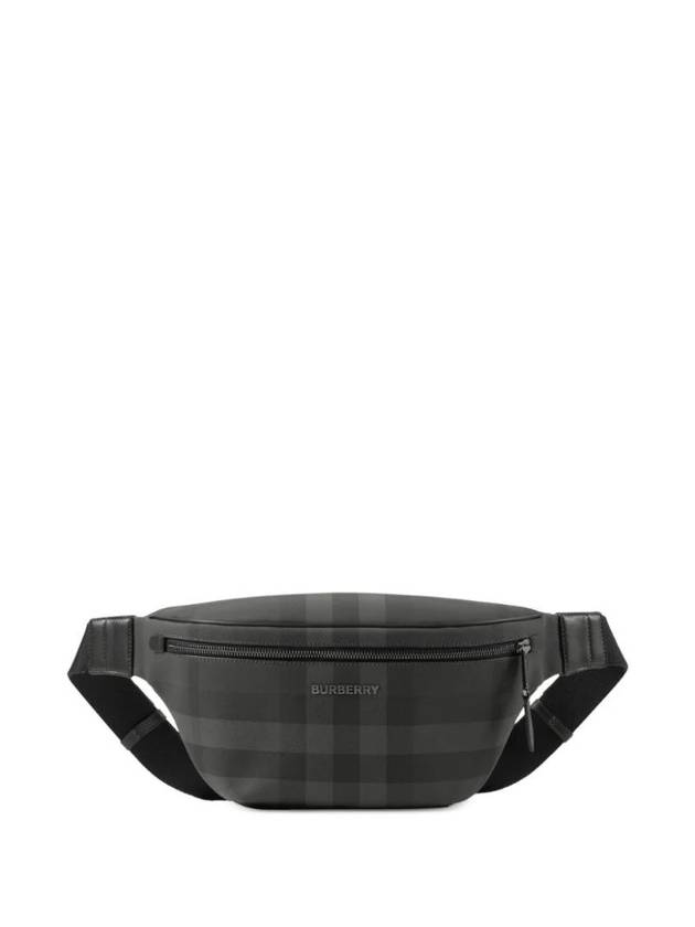 Burberry Cason Check Belt Bag Grey