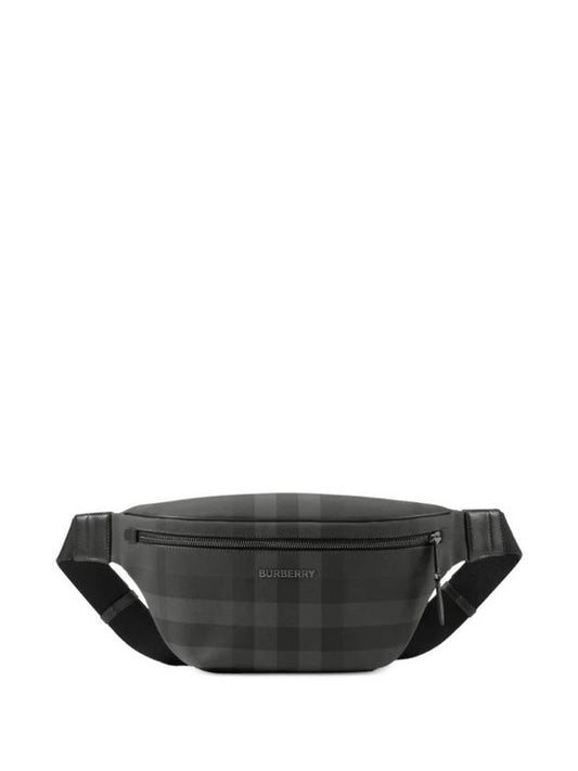 Burberry Cason Check Belt Bag Grey