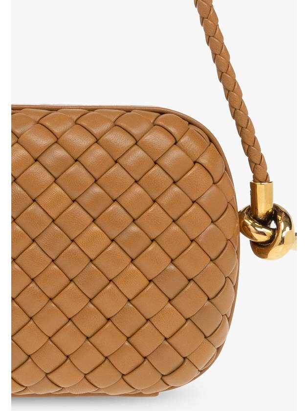 Bottega Veneta Knot Minadiair On Strap Tote Bag Camel