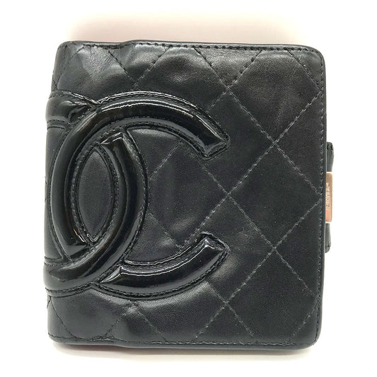 Chanel Cambon Ligne Wallet Leather Short Wallet in New Condition