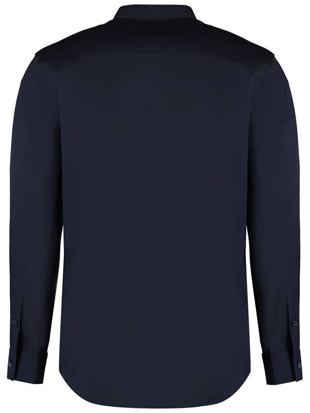 Burberry Monogram Motif Technical Cotton Long-Sleeve Shirt