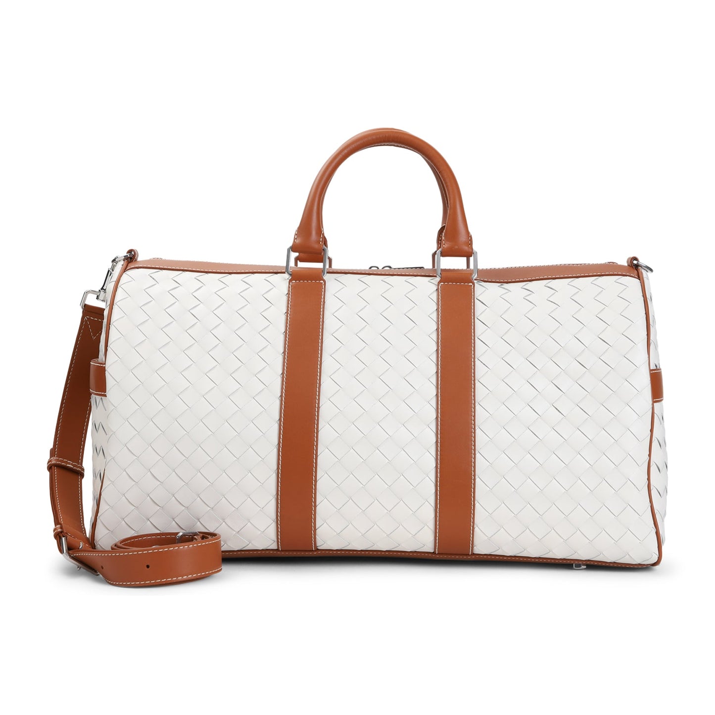 Bottega Veneta Medium Classic Intrecciato Duffle Bag Men