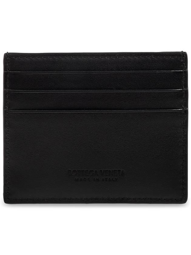 Bottega Veneta Intrecciato Card Wallet Black