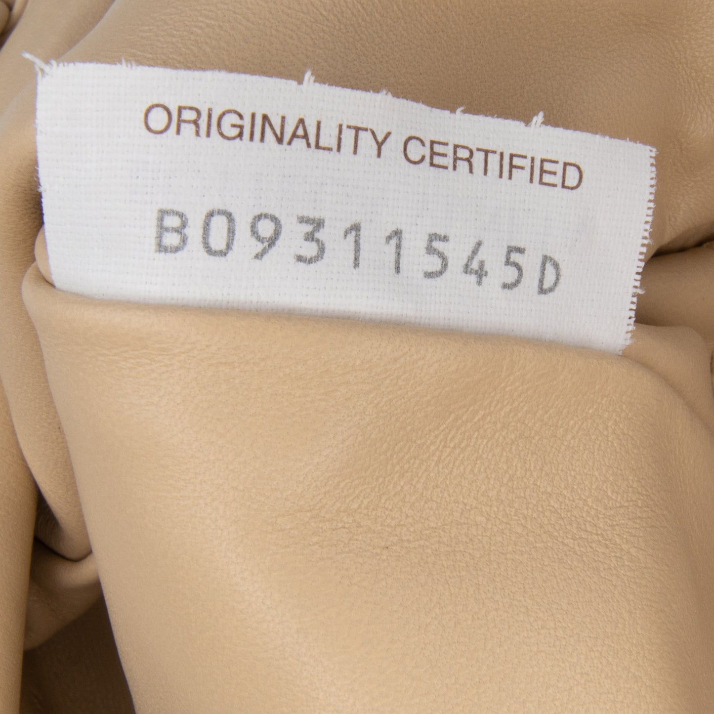 Beige Bottega Veneta Lambskin The Mini Pouch Crossbody Bag