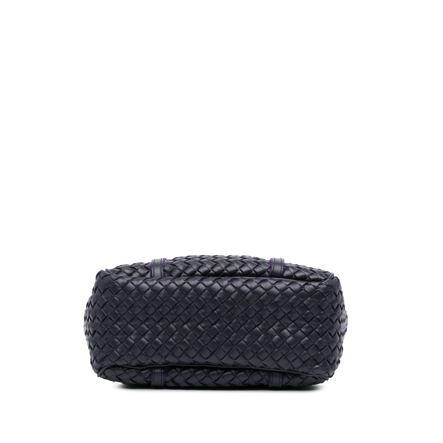 Purple Bottega Veneta Leather Intrecciato Tote