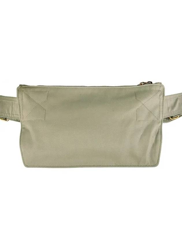 Burberry Trench Embroidered Logo Belt Bag Green