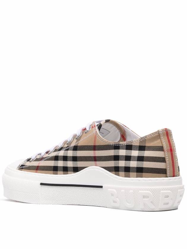 Burberry Vintage Check Cotton Sneakers Archive Beige