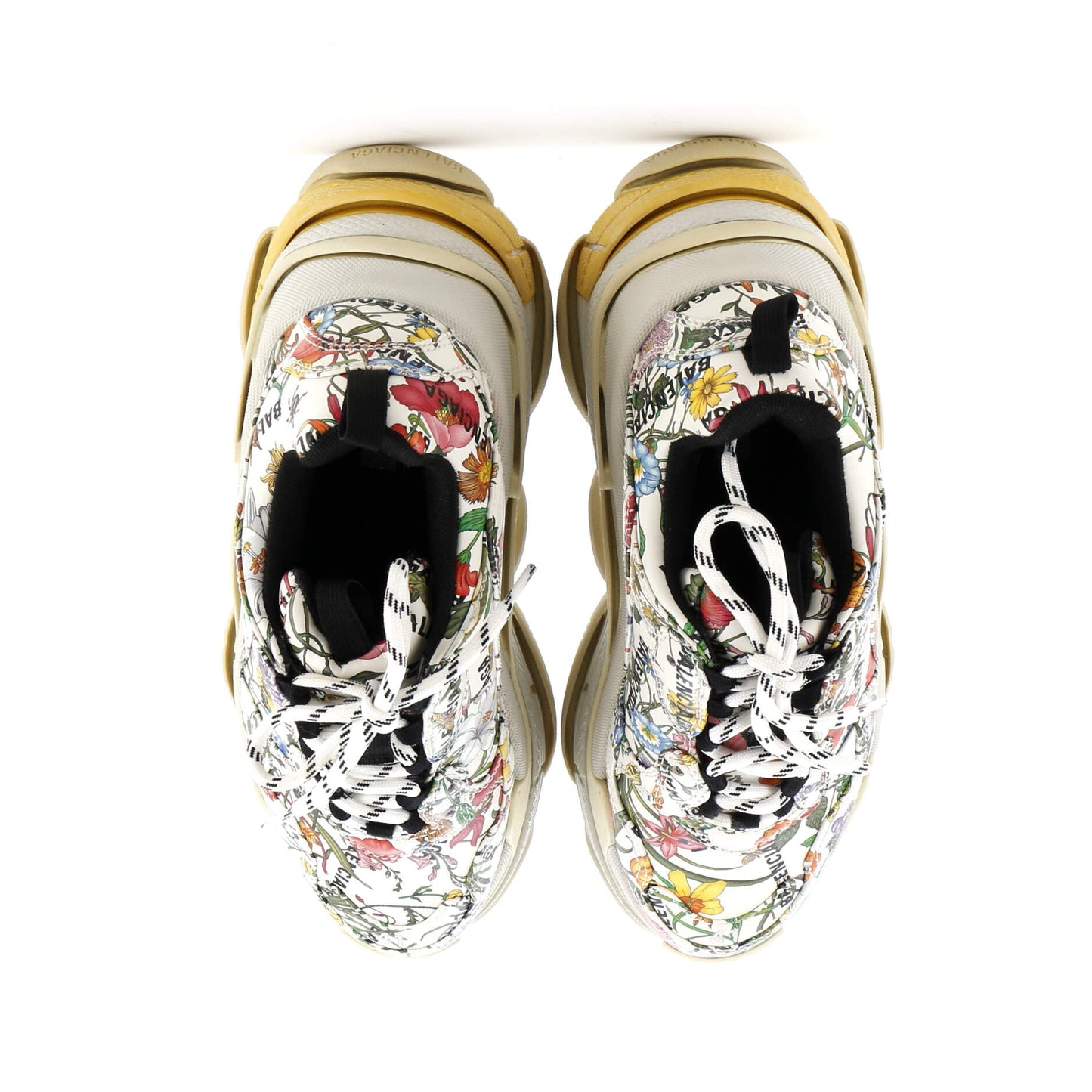 x Balenciaga The Hacker Project Women's Triple S Sneakers Flora Leather