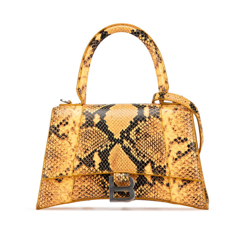 Balenciaga Hourglass Python Embossed 2WAY Bag