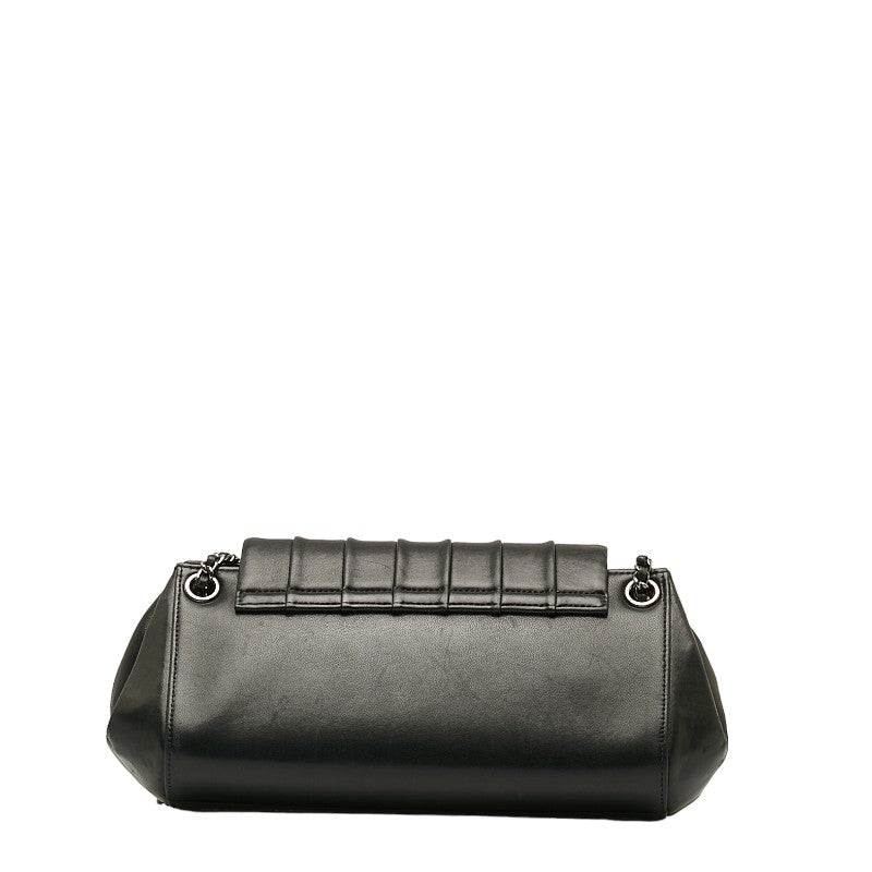 Chanel Mademoiselle Chain Shoulder Bag Black Lambskin