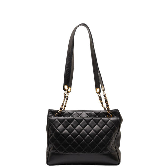 Chanel Lambskin Coco Mark Chain Tote Bag