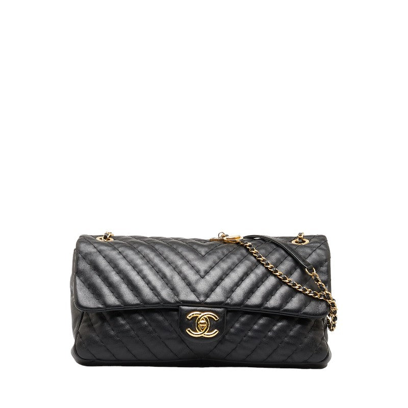Chanel Lambskin Coco Mark Chain Shoulder Bag