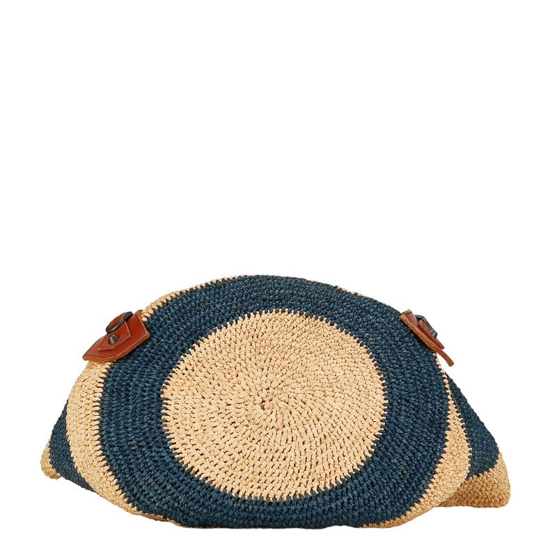 Balenciaga Raffia Leather Small Handbag