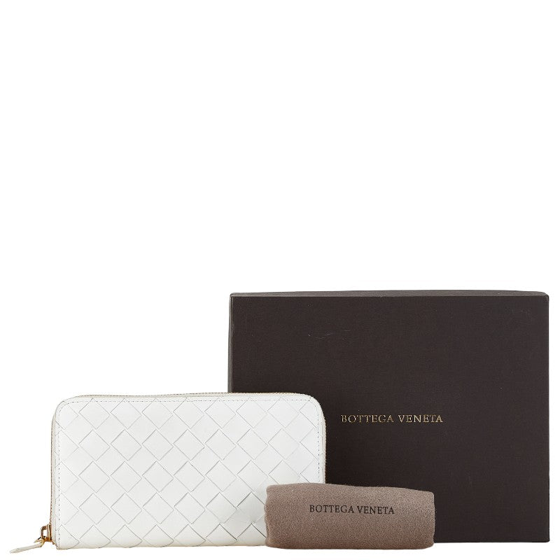 Bottega Veneta Intrecciato Leather Zip Wallet