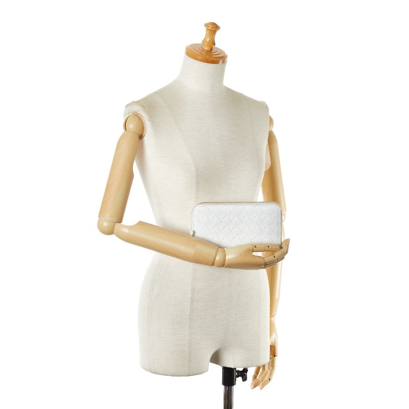 Bottega Veneta Intrecciato Leather Zip Wallet