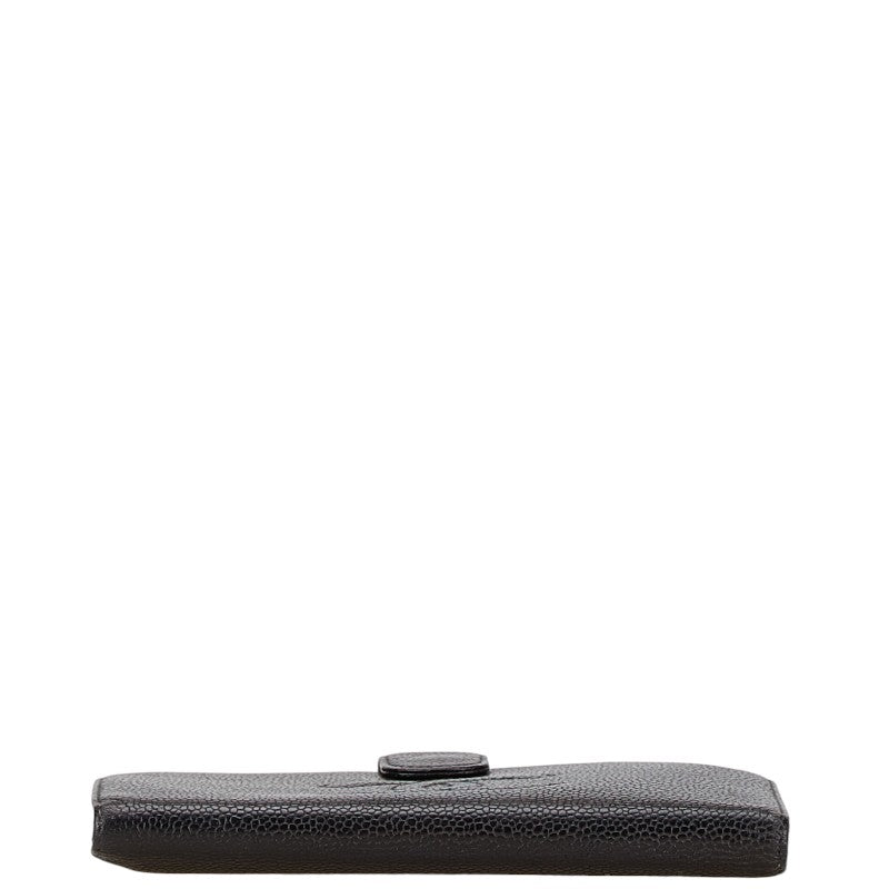 Chanel Caviar Skin Compact Wallet