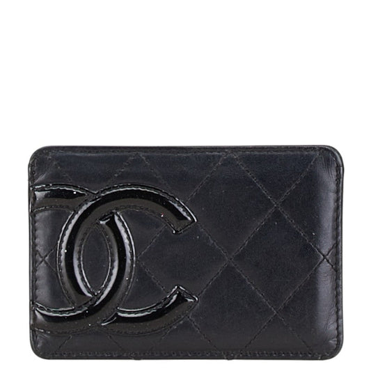 Chanel Cambon Line Card Case Black
