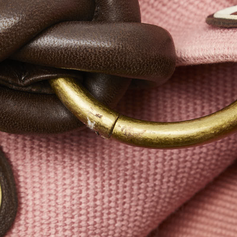 Bottega Veneta Canvas Leather Tote Bag