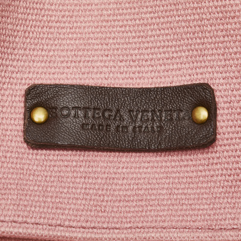 Bottega Veneta Canvas Leather Tote Bag