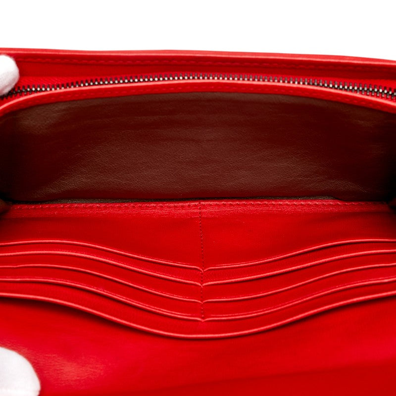 Bottega Veneta Intrecciato Python Leather Wallet