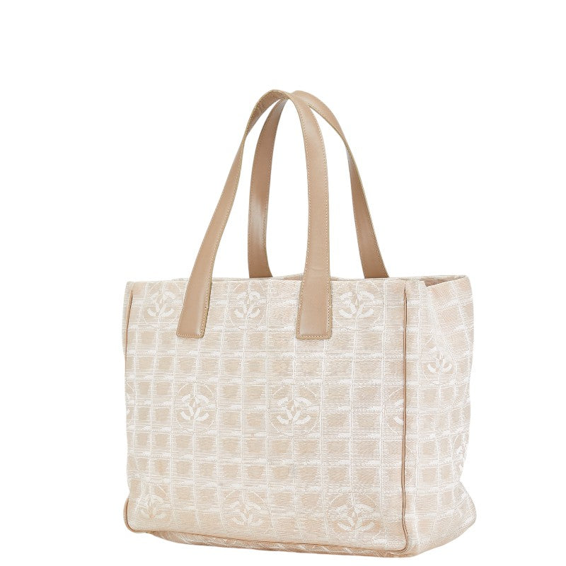 Chanel Nylon Leather Tote Handbag