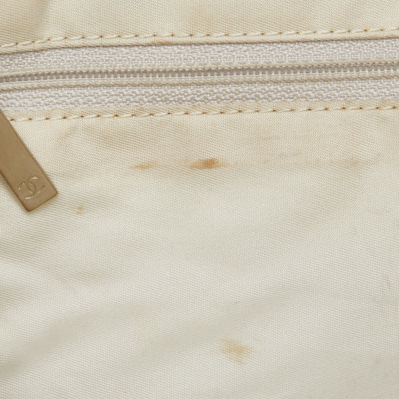 Chanel Nylon Leather Tote Handbag