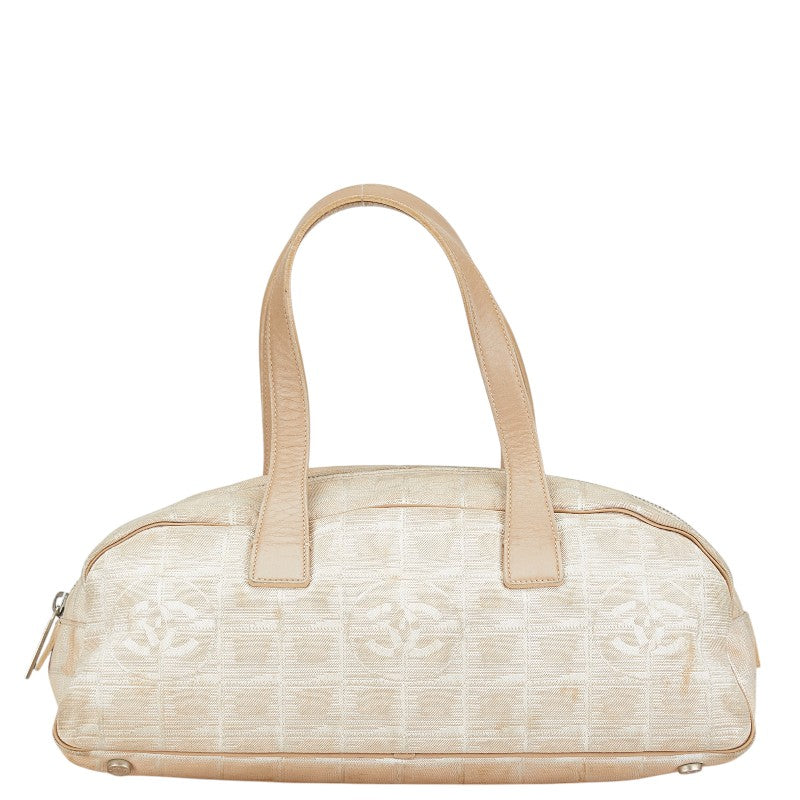 Chanel Nylon Leather Coco Mark Handbag