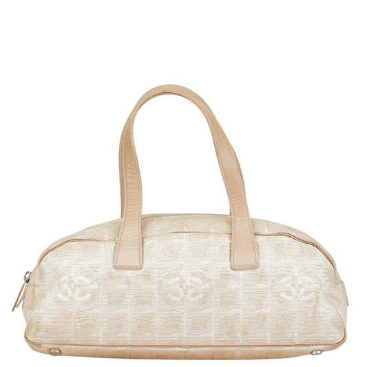 Chanel Nylon Leather Coco Mark Handbag