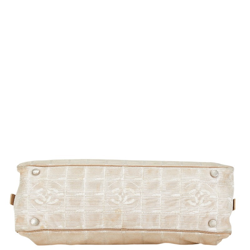 Chanel Nylon Leather Coco Mark Handbag