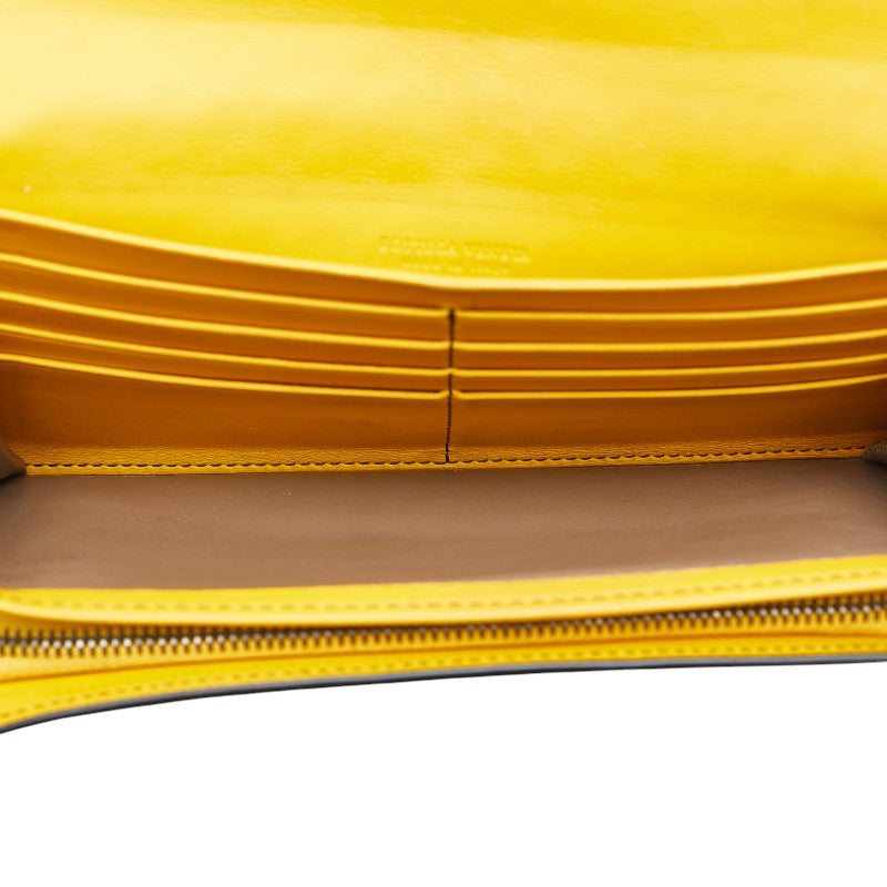 Bottega Veneta Intrecciato Python Leather Wallet