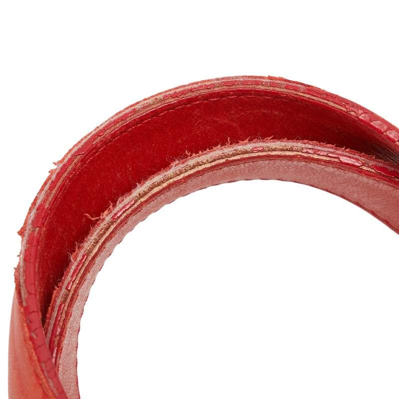 Bottega Veneta Intrecciato Leather Handbag Red