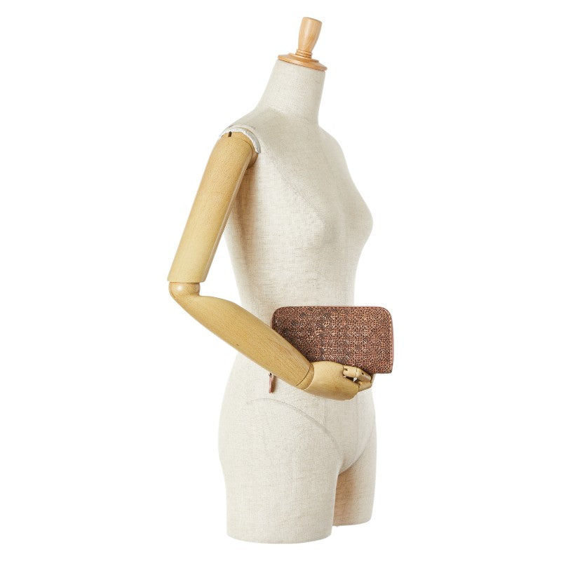 Bottega Veneta Python Intrecciato Zip Wallet