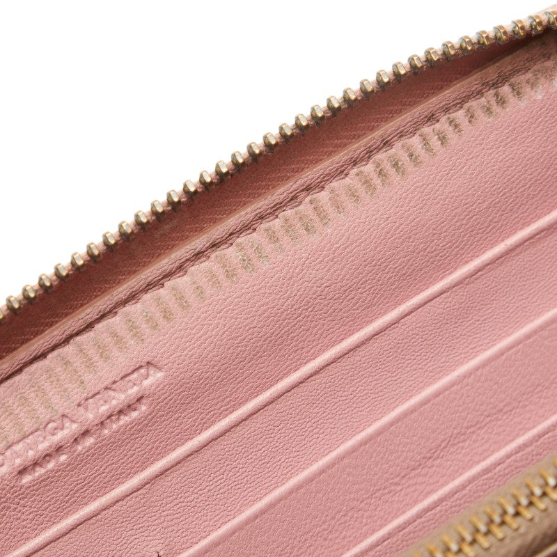 Bottega Veneta Python Intrecciato Zip Wallet