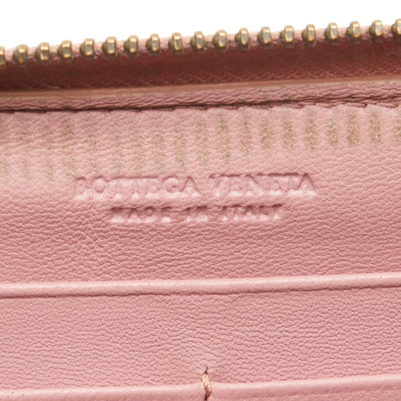 Bottega Veneta Python Intrecciato Zip Wallet