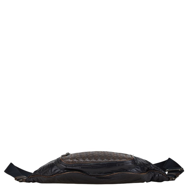 Bottega Veneta Intrecciato Leather Nylon Waist Bag