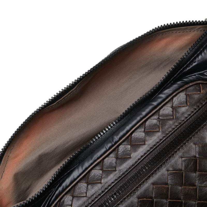 Bottega Veneta Intrecciato Leather Nylon Waist Bag