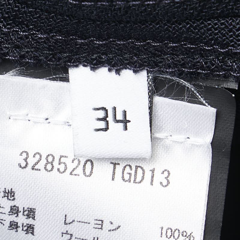 Balenciaga Rayon Tunic Dress Black Navy