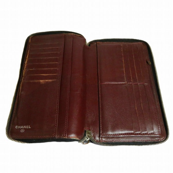 Chanel Matelasse Organizer Zip Wallet