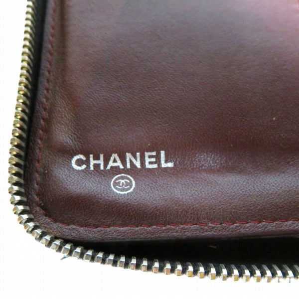 Chanel Matelasse Organizer Zip Wallet