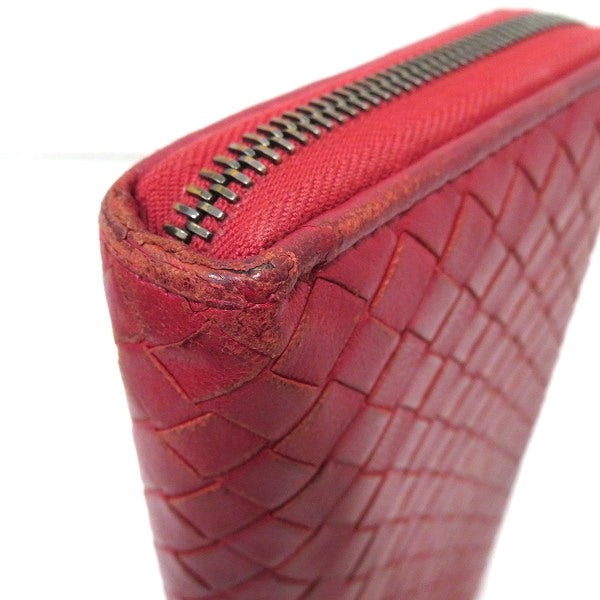 Bottega Veneta Leather Zip Around Wallet