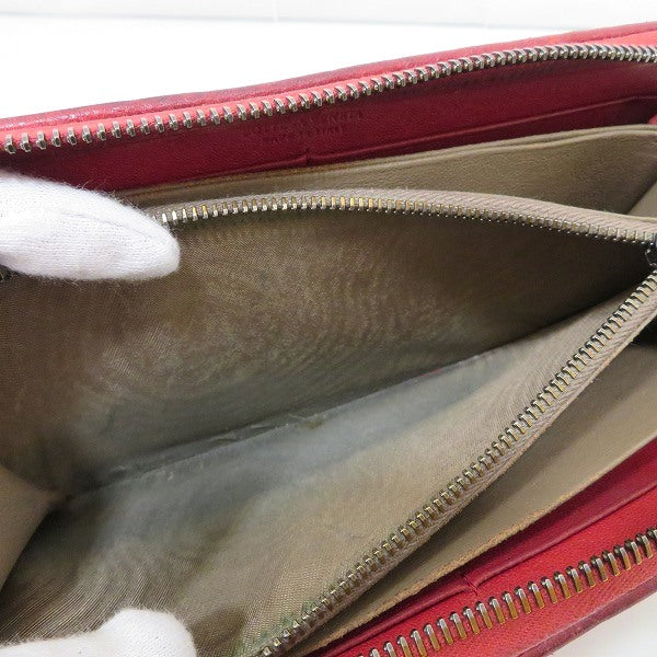 Bottega Veneta Leather Zip Around Wallet