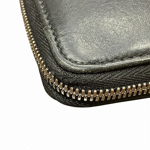 Balenciaga Leather Zip-Around Wallet 551935