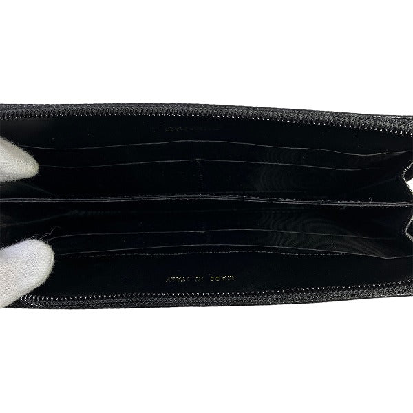 Chanel Caviar Skin Coco Mark Long Wallet