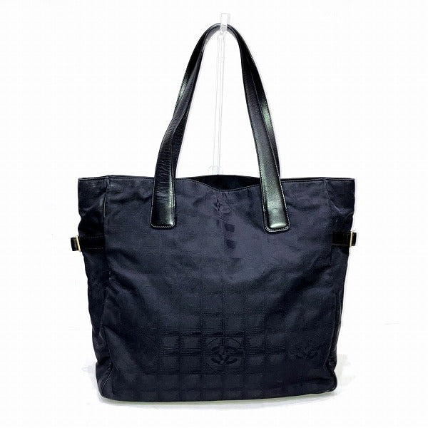 Chanel Nylon Canvas Leather Tote GM A15825