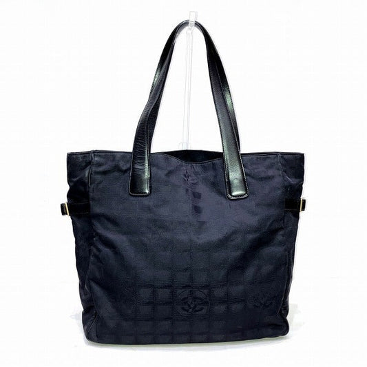 Chanel Nylon Canvas Leather Tote GM A15825