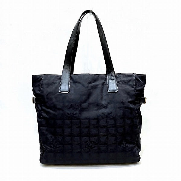 Chanel Nylon Canvas Leather Tote GM A15825