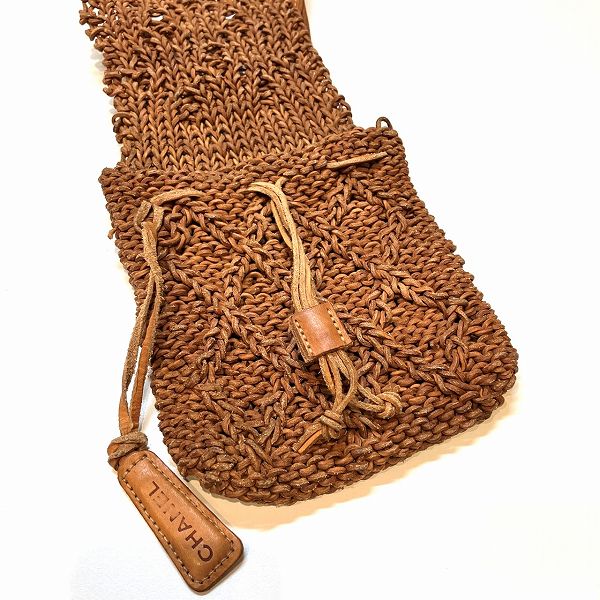 Chanel Braided Leather Shoulder Bag