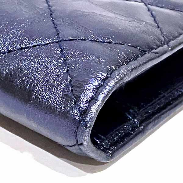 Chanel Cambon Line Leather Bifold Wallet A26717