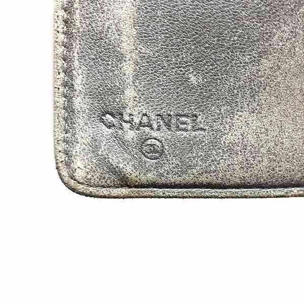 Chanel Camellia Leather Long Wallet